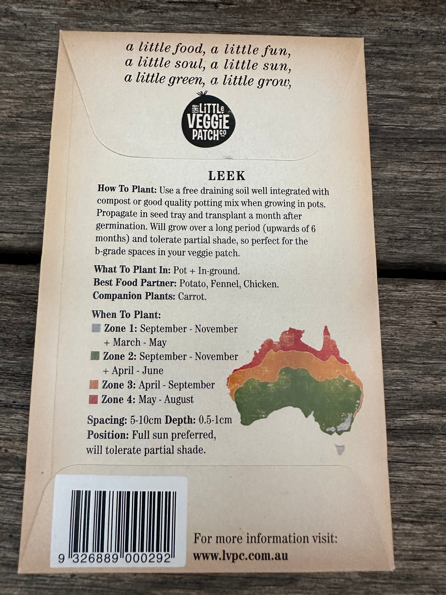 Leek (Bulgarian Giant) - Vintage Heirloom Little Veggie Patch co