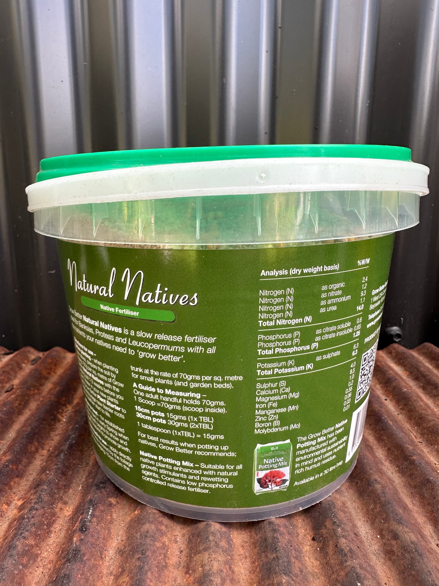 Natural Natives fertiliser 2.5kg