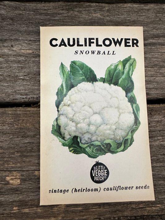 Cauliflower (Snowball) - Vintage Heirloom Little Veggie Patch co