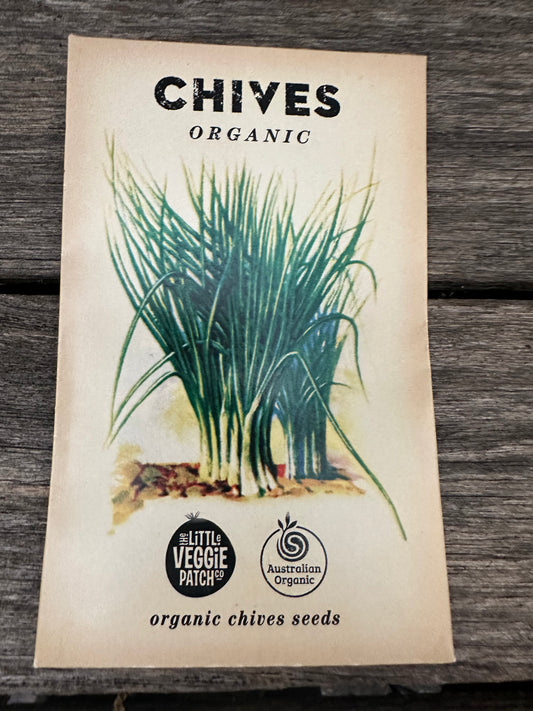 Chives (Organic) - Vintage Heirloom Little Veggie Patch co