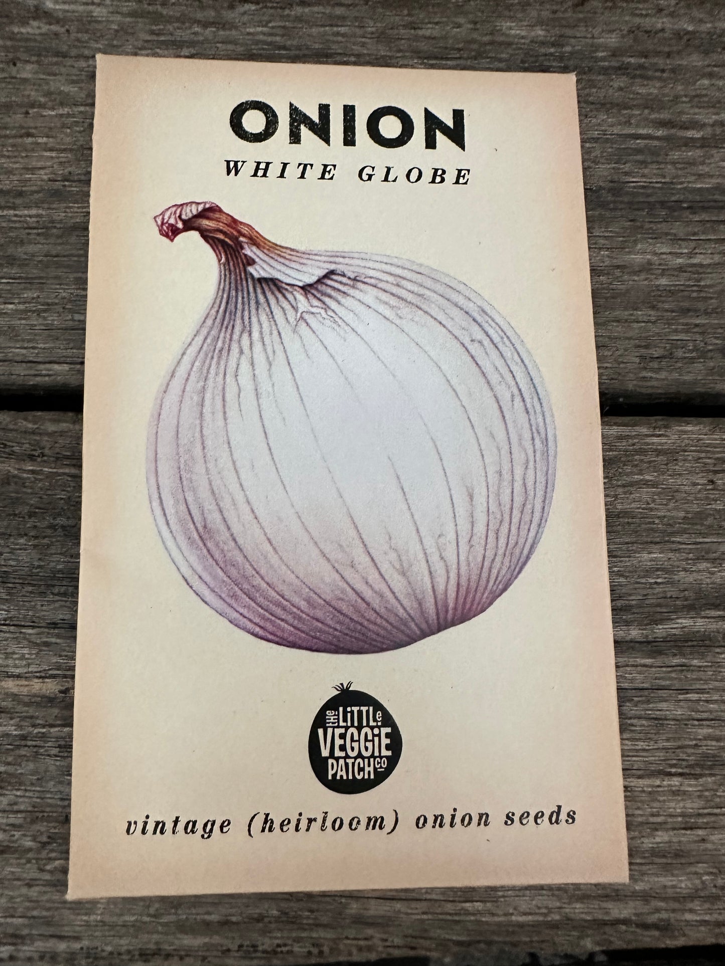 Onion (White Globe) - Vintage Heirloom Little Veggie Patch co