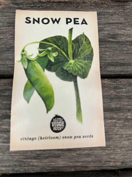 Snow Pea - Vintage Heirloom Little Veggie Patch co